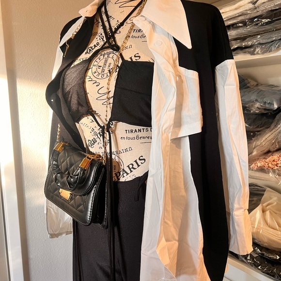 Elegant Black Women's 2 piece set - Picture 4 of 10